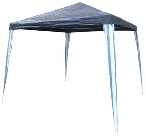 PRAKTIKER PAVILON 2,4X2,4 M/3X3 M, POLIÉSZTER, SÖTÉTKÉK ÉS FEHÉR