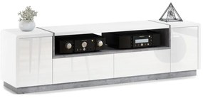 FRED TV állvány fehér/szürke