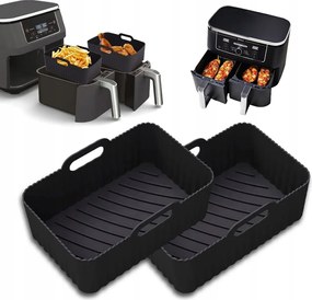 2 db Airfryer akcesoria Ninja Foodi Max Dual Zone Af400eu Af300eu 9,5l készülékhez