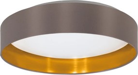 EGLO 99542 MASERLO 2 Ernyős Mennyezeti Lámpa Fehér, Arany LED IP20