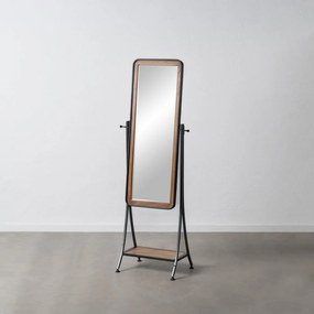 Álló tükör polccal tömörfa kerettel 62x174 cm – Ixia