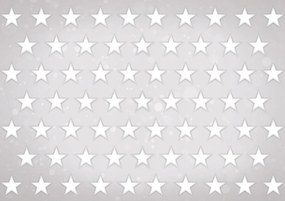Fotótapéta Minimalizmus Csillagos Szürke-Fehér Absztrakt 300x210 +ragasztó