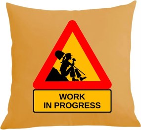 Párna párnahuzat vicces work in progress