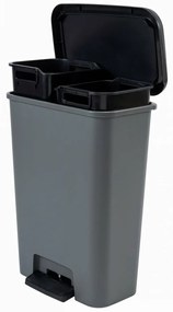Curver Compatta szelektív hulladékgyűjtő kosár, 23+ 23 l, 23 + 23 l