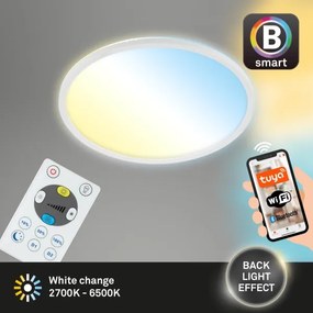 Brilo - LED Dimmelhető mennyezeti lámpa SLIM LED/22W/230V Wi-Fi Tuya + távirányító