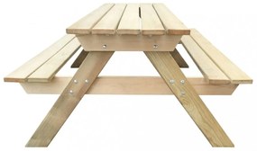 fa piknik asztal 150 x 135 x 71,5 cm