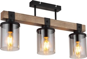 Mennyezeti Lámpa Matt fekete LILA GLOBO-15555-3D