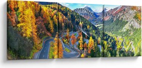 Kép - Maláj átjáró (órával) (90x30 cm)