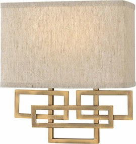 Hinkley Lighting LANZA HK-LANZA2-BR Fali lámpa 2x60W/E14