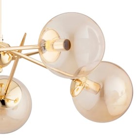 Felületre szerelhető csillár PRIMERY 5xE14/10W/230V arany