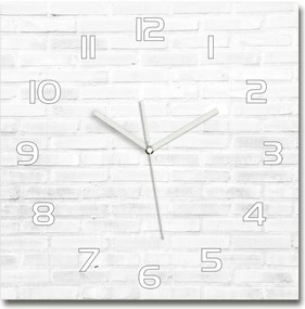 Üveg falióra, nagy téglafal 60x60