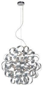 PREZENT 64361 RIBBON Glamour FĂŒggesztett LĂĄmpa KrĂłm, AlumĂnium G9 IP20
