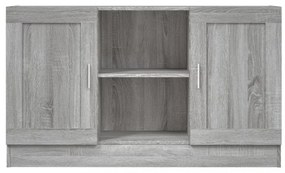 szürke sonoma színű szerelt fa tálalószekrény 120x30,5x70 cm