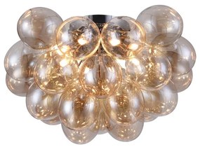 Maytoni MOD112CL-08G - Mennyezeti lámpa BALBO 8xG9/28W/230V arany/króm