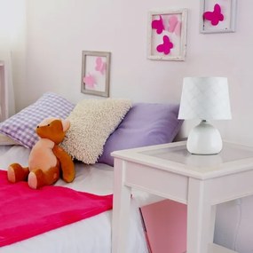 Rabalux 4379 - Asztali lámpa ELLIE E14/40W fehér