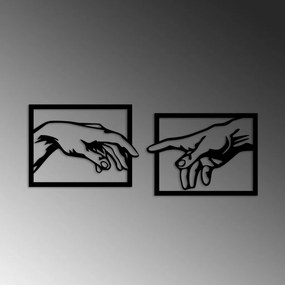 Hands fém fali dekoráció, 36×49 cm