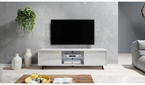 Tv szekrény/asztal Leiros (világítással) (fehér). 1098628