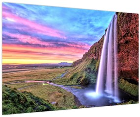 Kép - Seljalandsfoss vízesés (90x60 cm)