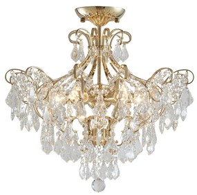 Luxera LUXERA 62439 - Kristály felületre szerelhető csillár GRANADA 6xE14/40W/230V 62439