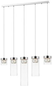 Zuma Line GEM P0389-05E-B5AC Függőlámpa 5x28W/G9
