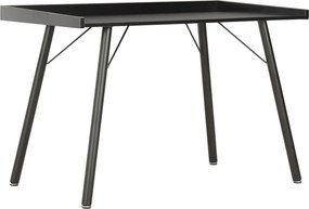 vidaXL fekete íróasztal 90 x 50 x 79 cm