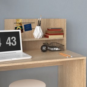 Számítógépasztal, sonoma tölgy, PLATON NEW