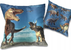 Töltettel/cipzárral ellátott párna Dinoszauruszok 14
