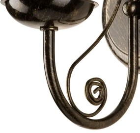 Fali lámpa DONATO 1xE14x40W/230V patinás