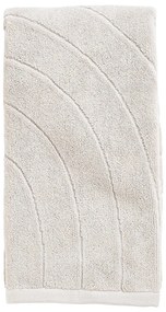 Világosszürke frottír pamut törölköző 50x100 cm Time – Zone