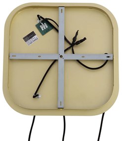 Hotel Chic függőlámpa sárgaréz borostyánszínű üveggel 3-lámpás - Gus