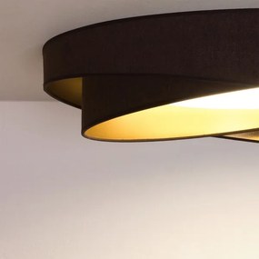BRILAGI - LED mennyezeti lámpatest VELVET TWIST LED/24W/230V 4000K Ø 55 cm barna/arany