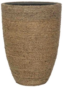 Pottery Pots Ben virĂĄgcserĂ©p, natĂșr szalmaszĂnƱ, többfĂ©le mĂ©retben - PotteryPots mĂ©ret: XL - 72 cm, â 52 cm