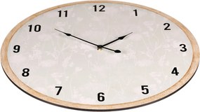 Falióra 58 cm átmérő MDF finom virágmintával