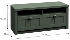 Komód LWK Provense (zöld). 1016794