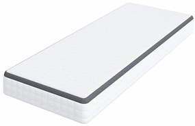 Matrac Fehér és Szürke 70 x 200 cm Bonell Rugó