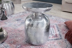 ORIENT ezüst alumínium lerakóasztal 36cm