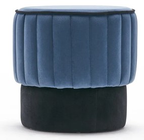 Rose Puf Blue zsámoly