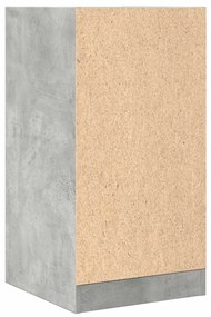 betonszürke szerelt fa patikaszekrény 40 x 41 x 77,5 cm