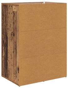 Oldalszekrények Corona 2 pcs Öreg fa 59 x 39 x 80 cm Faanyag