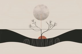 Poszter 91,5x61cm Téli Hold