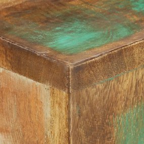 tömör újrahasznosított fa tálalóasztal 120 x 30 x 75 cm
