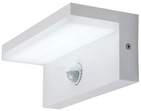 Rabalux 77116-LED Kültéri fali lámpa érzékelővel ZARAGOZA LED/9W/230V IP54  fehér