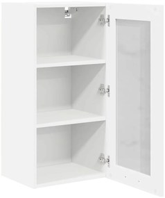 Függő szekrény ajtóval Riga 2 pcs Fehér 40 x 31 x 80 cm Faanyag