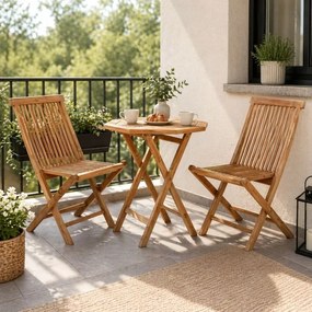 Kerti bútor készlet DIVERO® - tíkfa