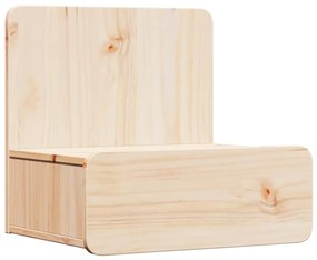 Éjjeli asztal 2 pcs Barna 44 x 32.5 x 40 cm Tömör fenyőfa