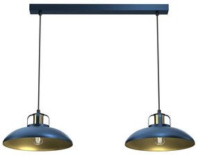 Csillár zsinóron FELIX 2xE27/60W/230V kék