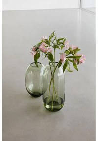 Zöld üveg kézzel készített váza készlet 2 db-os (magasság 38 cm) Moss – Hübsch