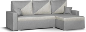 ASTRA2 Kinyitható sarokkanapé Szürke/krém