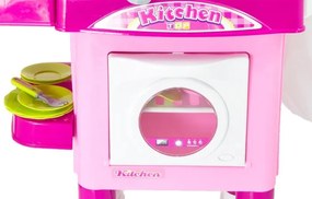 G21 játék - Gyerek konyha nagy, tartozékokkal, rózsaszín