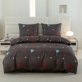 Mikroszálas ágyneműhuzat ORBITA sötétszürke Ágyneműhuzat mérete: 2 db 70 x 80 cm | 160 x 200 cm